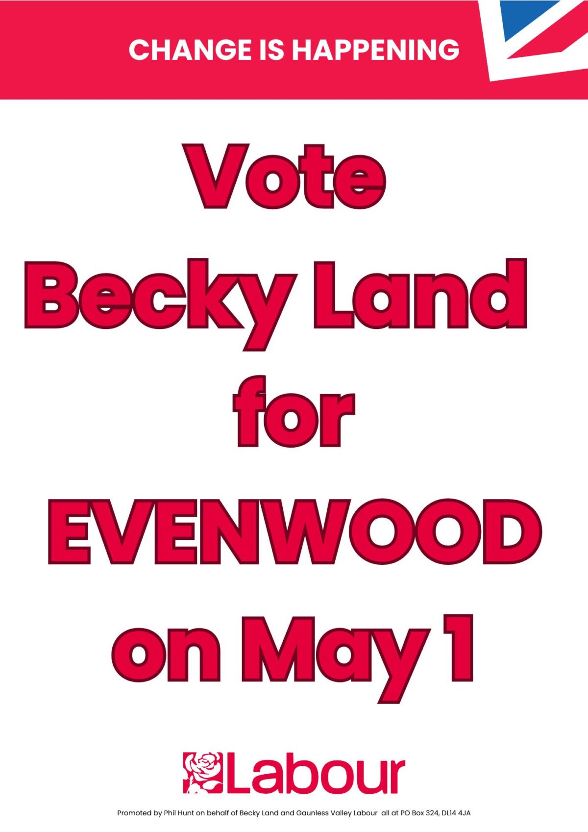 Becky Land for Evenwood